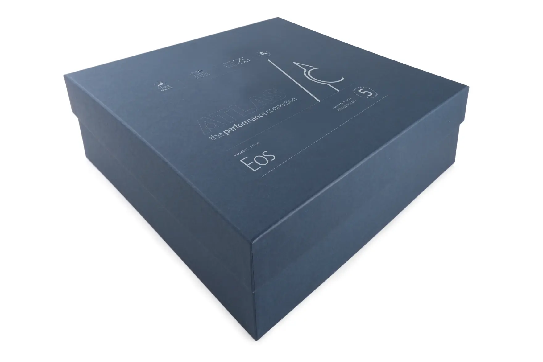 Large blue box packaging